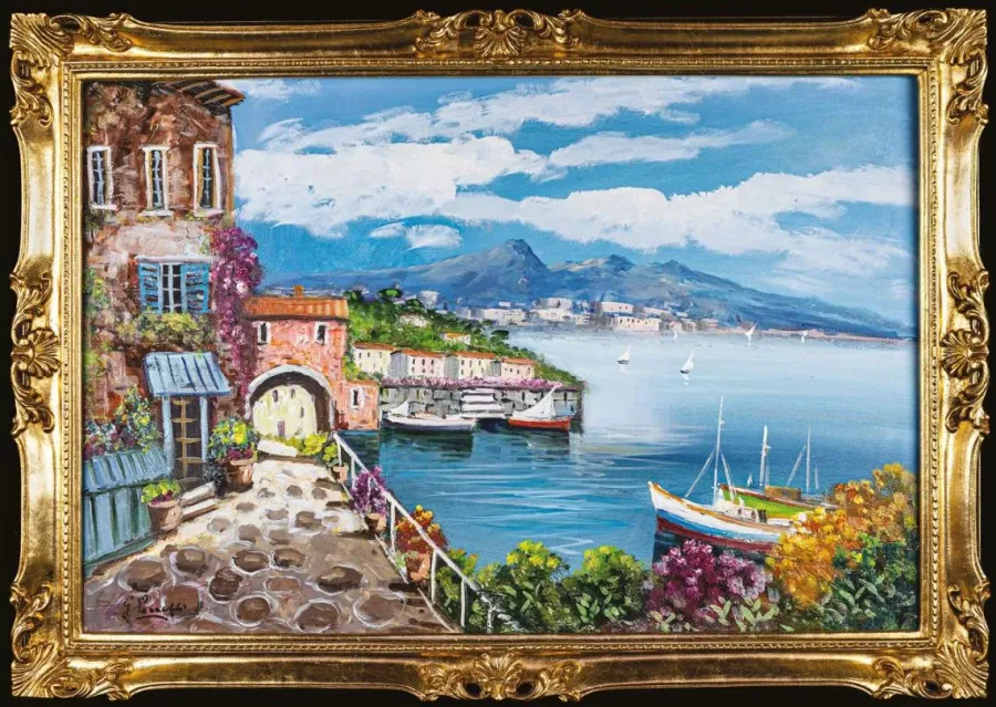 obrazek 1 Artystyczna dekoracja do domu - włoski obraz 87x145 cm