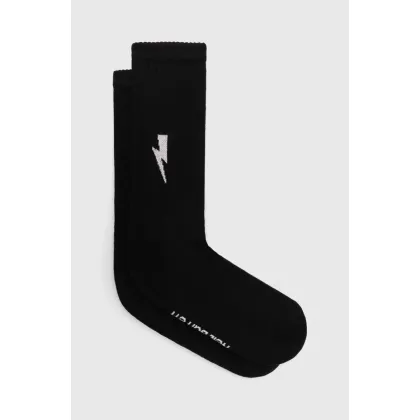 Zdjęcie Neil Barett skarpetki BOLT COTTON SKATE SOCKS kolor czarny PBAC116.C9400.514