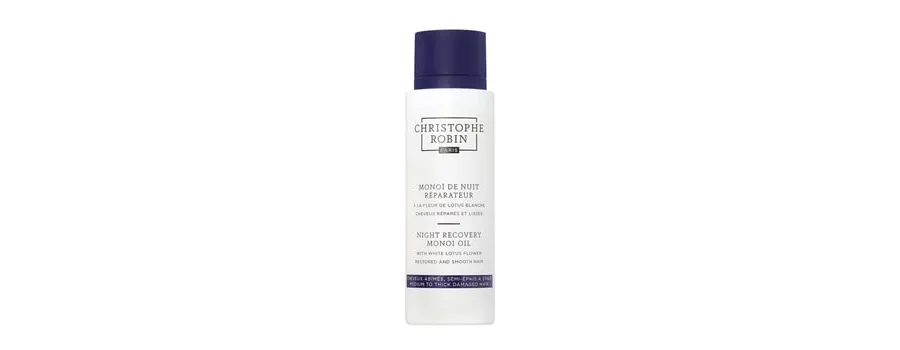 obrazek 1 Christophe Robin Night Recovery Monoi Oil with White Lotus Flower Olejek do włosów 92 ml