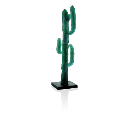 Zdjęcie Zielona duża rzeźba w kształcie kaktusa według Emilio Robba