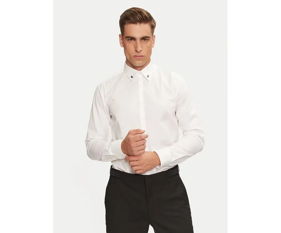 obrazek 1 Hugo Koszula Ermo 50528474 Biały Slim Fit HUGO
