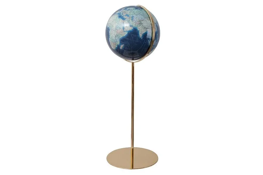 picture 1 Mini desk globe - stainless steel