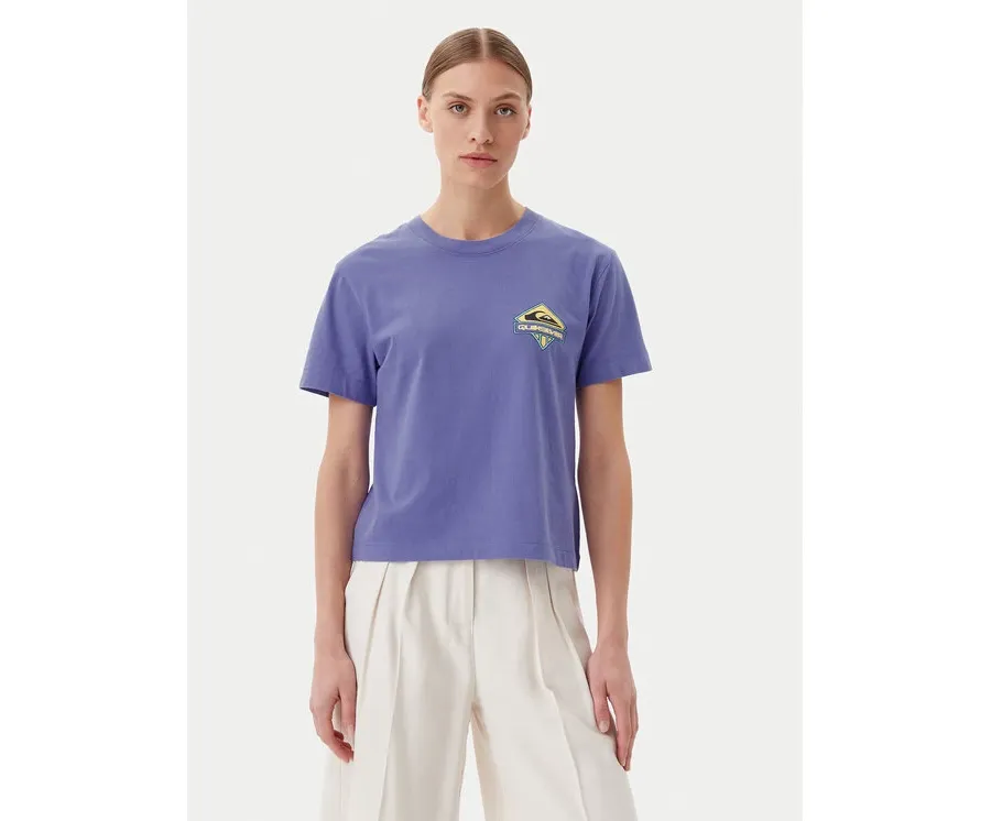 obrazek 1 Quiksilver T-Shirt EQWZT03181 Fioletowy Relaxed Fit