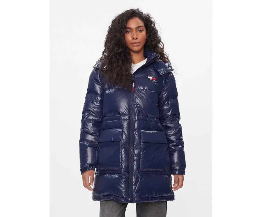 obrazek 1 Tommy Jeans Kurtka puchowa Alaska DW0DW16573 Granatowy Regular Fit