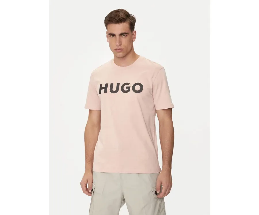 obrazek 1 Hugo T-Shirt Dulivio 50513309 Różowy Regular Fit HUGO