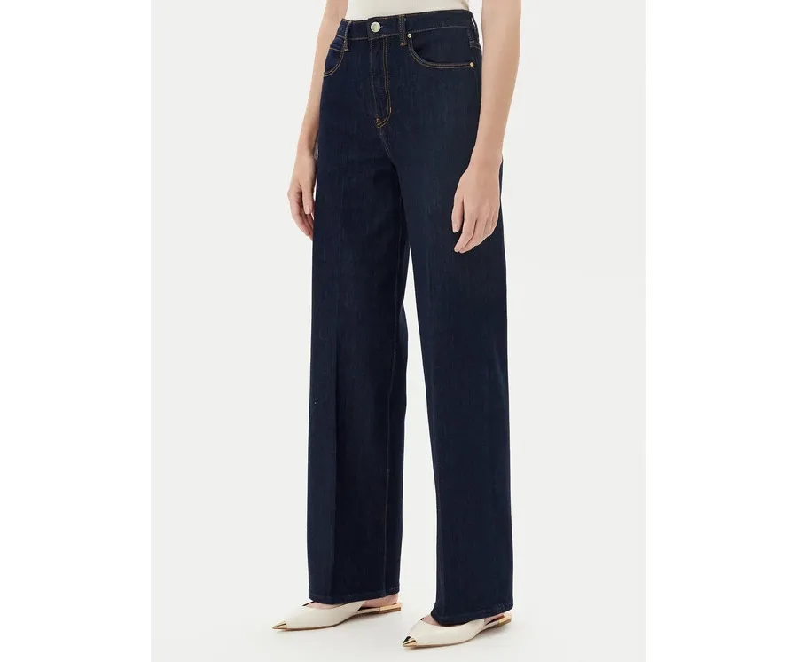 obrazek 1 Guess Jeansy W5YA1A D5PW1 Granatowy Wide Leg
