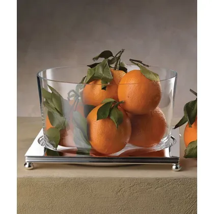 Zdjęcie Oryginalna miska na owoce platerowana srebrem – Pampaloni