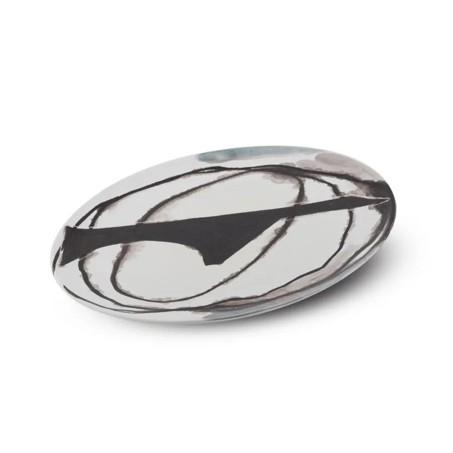 obrazek 3 Ręcznie malowany talerz ceramiczny H.2xL.31xP.31 cm