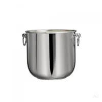 Picture Unique silver-plated champagne bucket with a modern shape - Zaramella Argenti