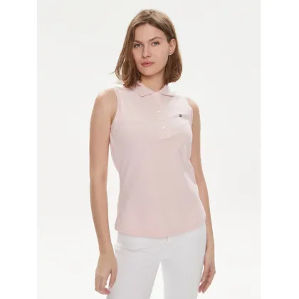 Zdjęcie Tommy Hilfiger Polo 1985 WW0WW41794 Różowy Slim Fit