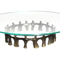 Zdjęcie Oryginalna ozdoba z platerowanego brązu i szkła