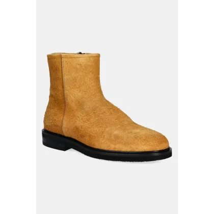Zdjęcie Filling Pieces buty zamszowe Western Chelsea Suede męskie kolor żółty 77922792057