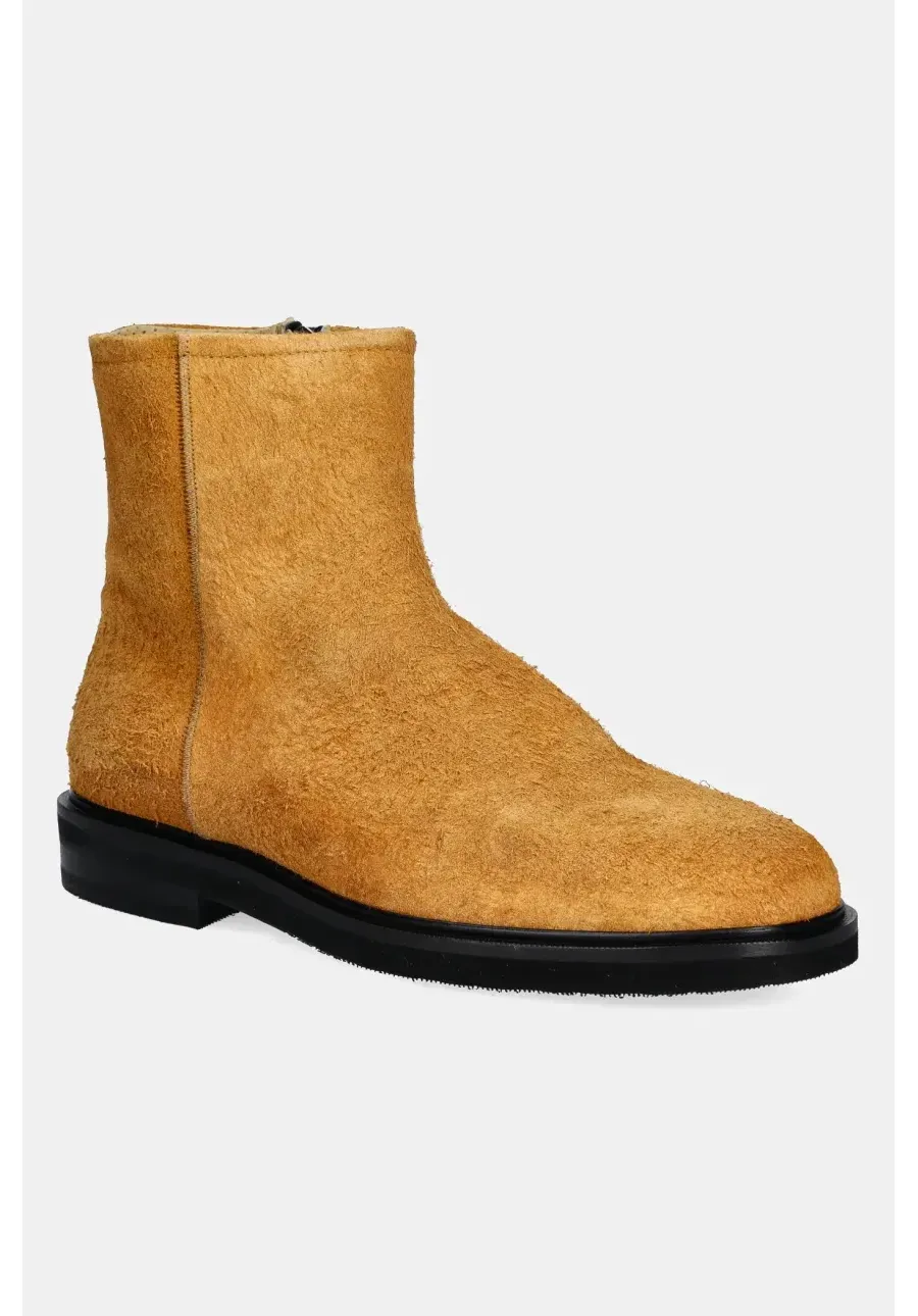 obrazek 1 Filling Pieces buty zamszowe Western Chelsea Suede męskie kolor żółty 77922792057