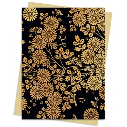 Zdjęcie Pakiet kartek na życzenia (Uematsu Hobi: Pudełko ozdobione chryzantemami) - Flame Tree Publishing