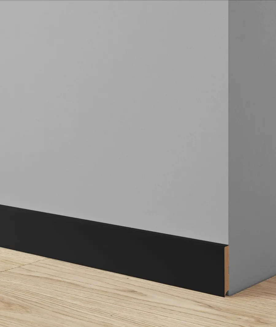 obrazek 1 275 x 8 x 1,6 cm LD Listwa przypodłogowa MDF (czarny) 2,75 mb