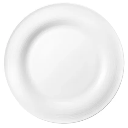 Zdjęcie Płaski okrągły biały talerz obiadowy 27,5 cm z Niemiec - Seltmann Weiden