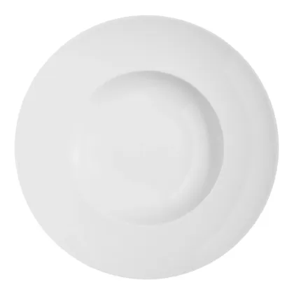 Zdjęcie Klasyczny biały talerz do zupy z kolekcji Domo White - Vista Alegre