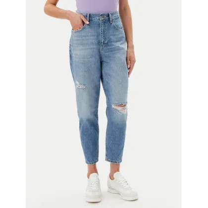 Zdjęcie Tommy Jeans Jeansy DW0DW20040 Niebieski Mom Fit