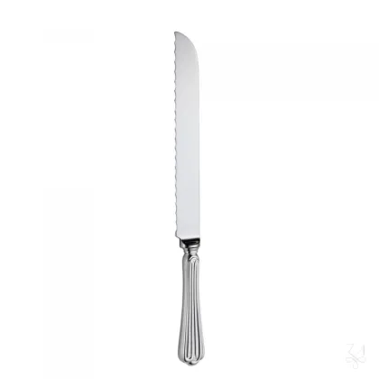 Zdjęcie Zdobiony nóż do panettone wykonany ze srebra - Zaramella Argenti