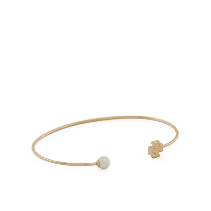 Zdjęcie Tory Burch Bransoletka Kira Pearl Cuff 157968 Złoty