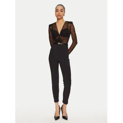 Zdjęcie Elisabetta Franchi Kombinezon TU-021-46E2 Czarny Slim Fit