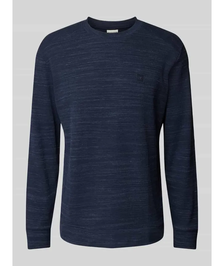 obrazek 1 Bluza o kroju regular fit z mieszanki bawełny z efektem melanżu