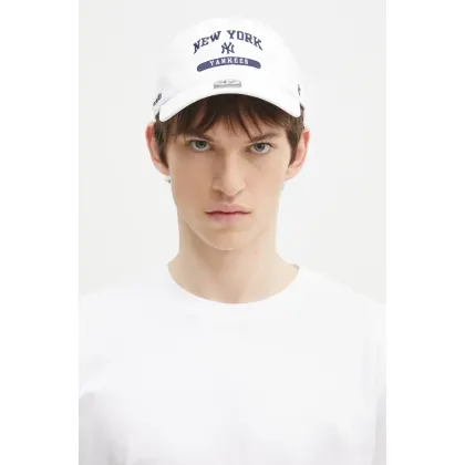 Zdjęcie Sporty & Rich czapka z daszkiem bawełniana League kolor biały z aplikacją AC060505636WH01