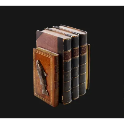 Zdjęcie Olśniewająca podpórka do książek z rybną ozdobą