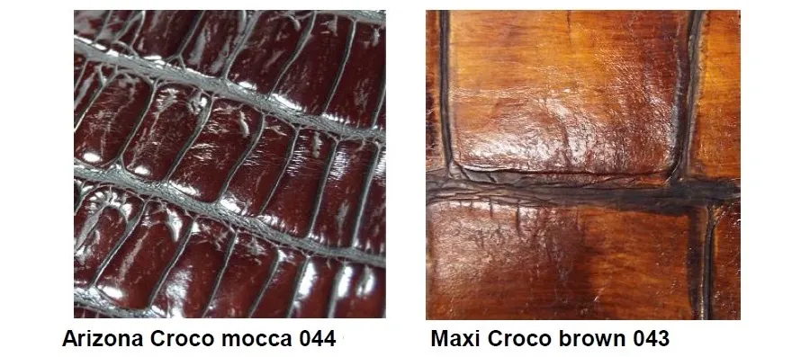 picture 7 Leather case for a MacBook and documents – crocodile leather
