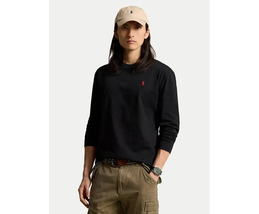 obrazek 1 Polo Ralph Lauren Longsleeve 710671467055 Czarny Classic Fit