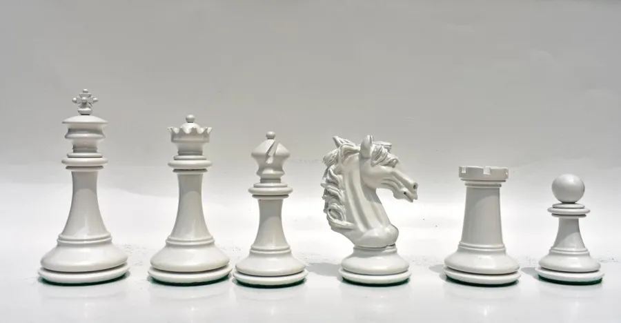 obrazek 3 Luksusowe pionki z drewna bukszpanowego do gry w szachy - The Chess Empire