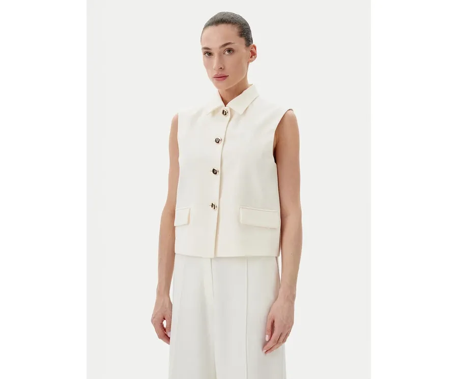 obrazek 1 Herskind Kamizelka 5533519(G) Biały Regular Fit