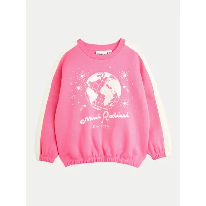 Zdjęcie Mini Rodini Bluza Society 2472011928 Różowy Regular Fit MINI RODINI