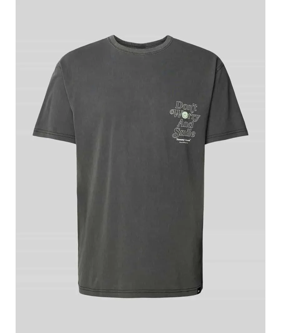 obrazek 1 T-shirt z nadrukiem ze sloganem