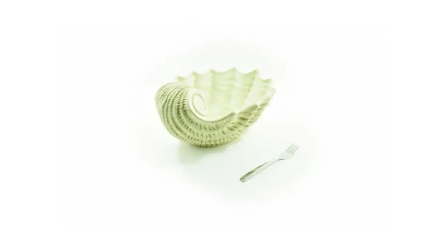 obrazek 2 Duży pojemnik w kształcie muszli na sole do kąpieli, detergenty i kosmetyki - Le Ceramiche