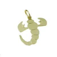 Picture Zodiac sign Scorpio in a shiny plate