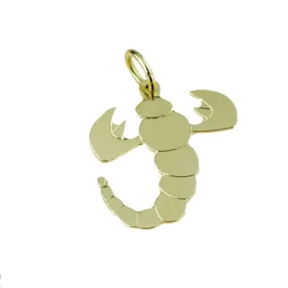 Zdjęcie Znak zodiaku Skorpion w błyszczącym talerzu