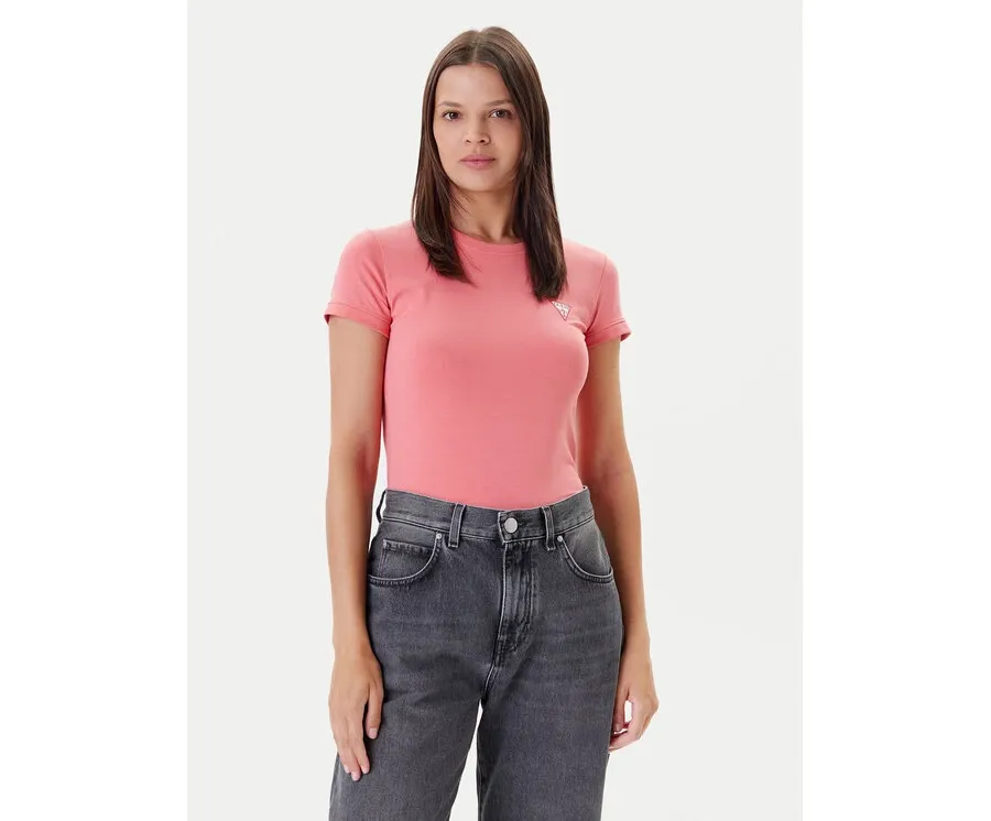 obrazek 1 Guess T-Shirt W2YI44 J1314 Koralowy Regular Fit