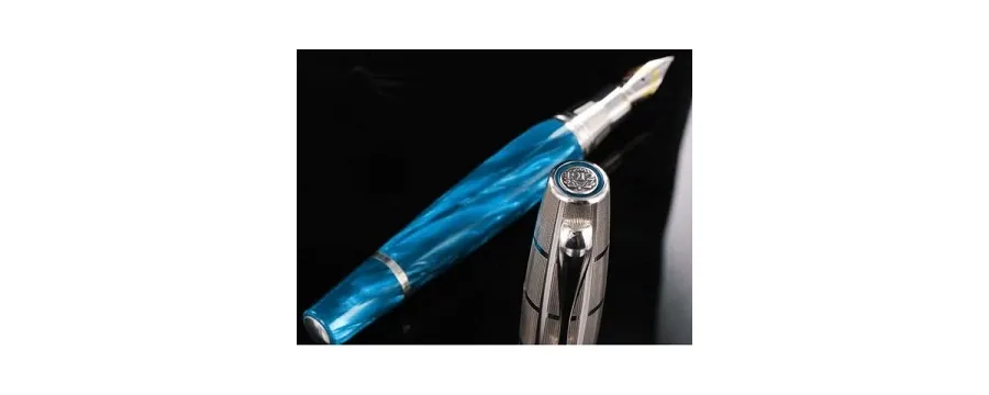 obrazek 2 Uznane Pióro Wieczne Celluloid Miya Argento Montegrappa