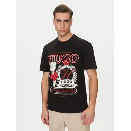 Zdjęcie HUGO T-Shirt Daporoni 50538254 Czarny Relaxed Fit