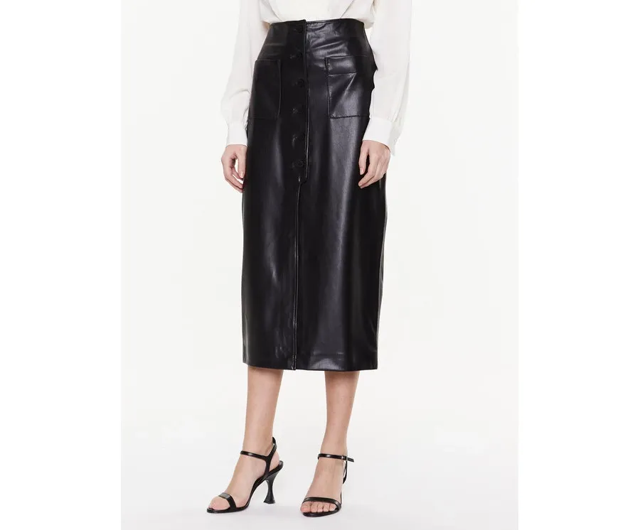 obrazek 1 HUGO Spódnica ołówkowa 50482529 Czarny Slim Fit