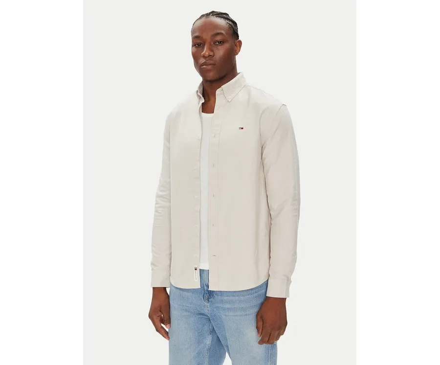obrazek 1 Tommy Jeans Koszula DM0DM21298 Beżowy Regular Fit