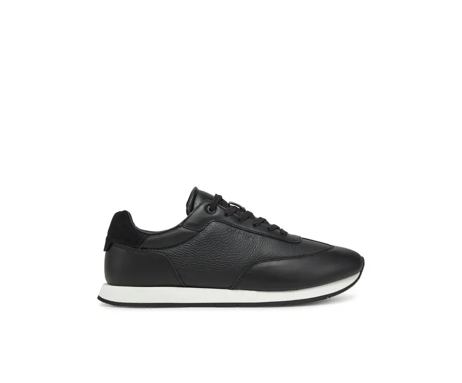 obrazek 1 Calvin Klein Sneakersy Low Top Lace Up Tmbl Lth HM0HM01804 Czarny