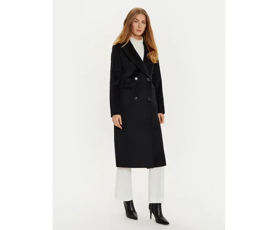 obrazek 1 Marciano Guess Płaszcz wełniany 4BGL07 7045A Czarny Regular Fit