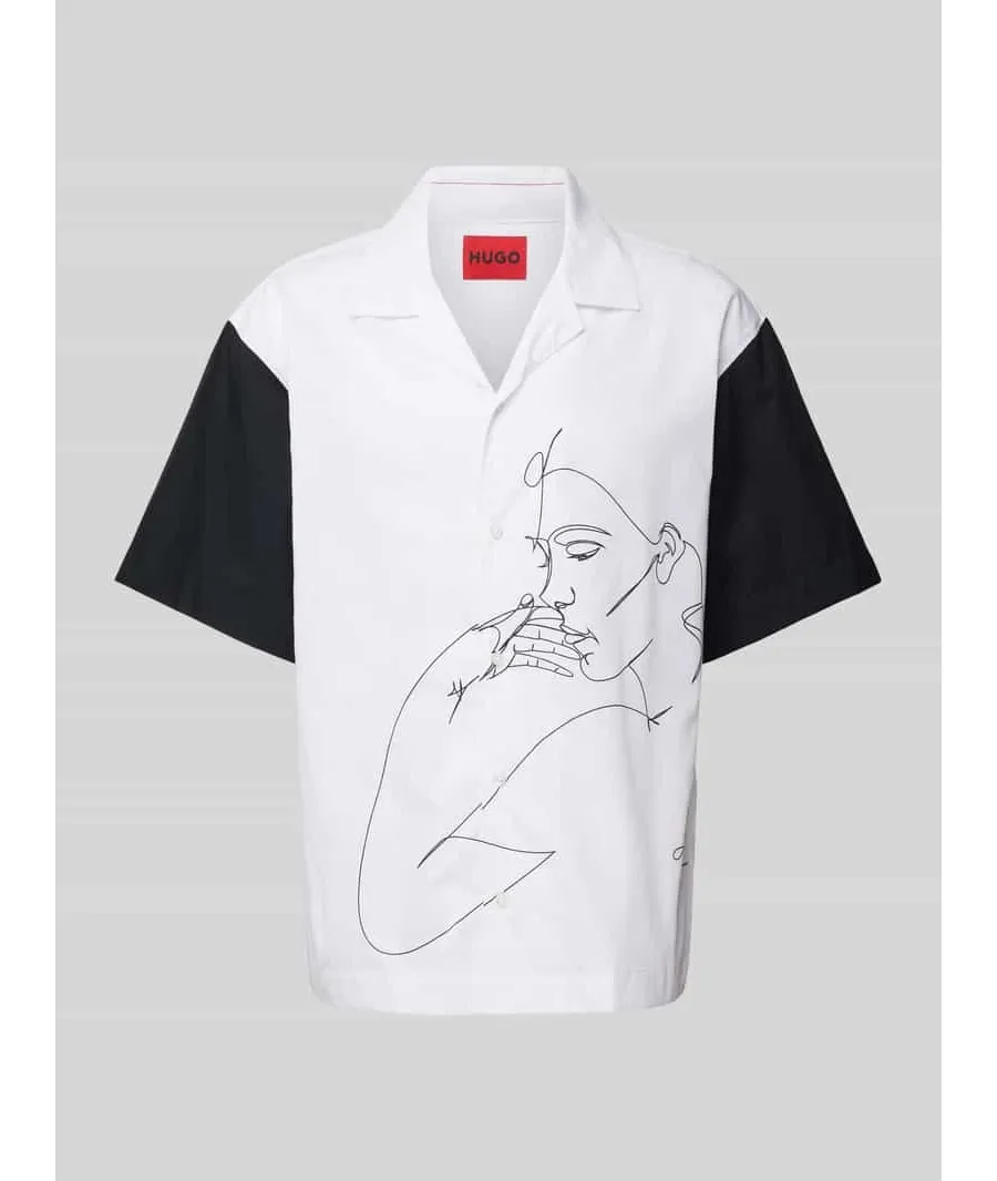 obrazek 1 Koszula casualowa o kroju regular fit z rękawem o dł. 1/2 model ‘Egeeno’