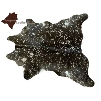Picture Unique calfskin rug - 118x97 cm