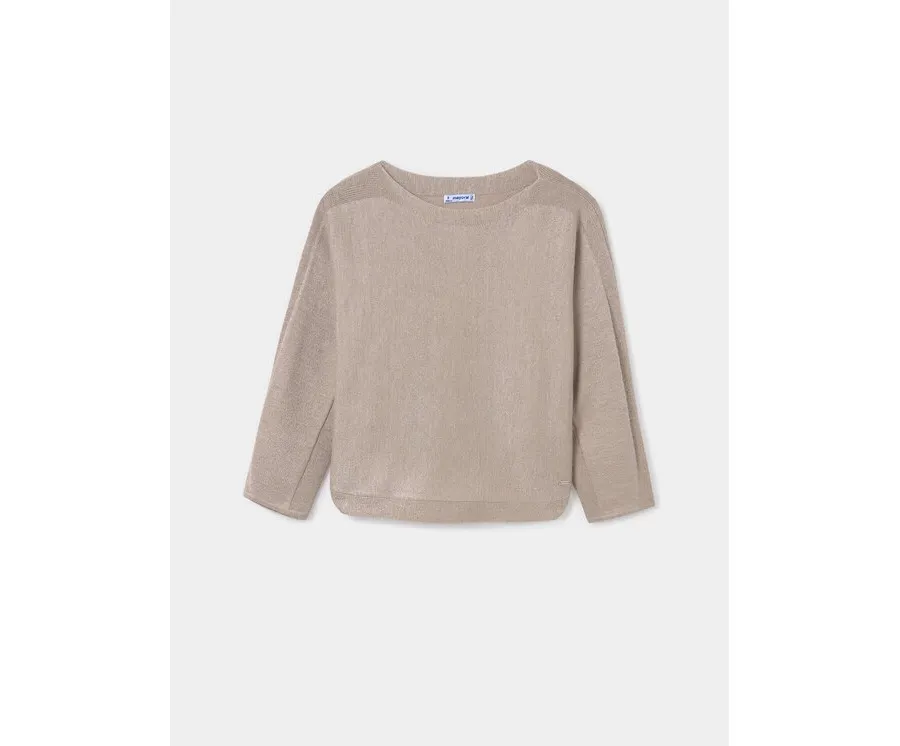 obrazek 1 Mayoral Sweter 6337 Beżowy Relaxed Fit