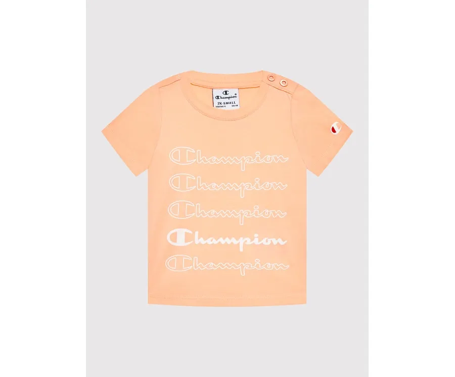 obrazek 1 Champion T-Shirt 404389 Pomarańczowy Regular Fit