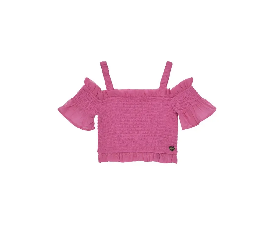 obrazek 1 Guess Bluzka J5GH02 WA2T0 Różowy Regular Fit
