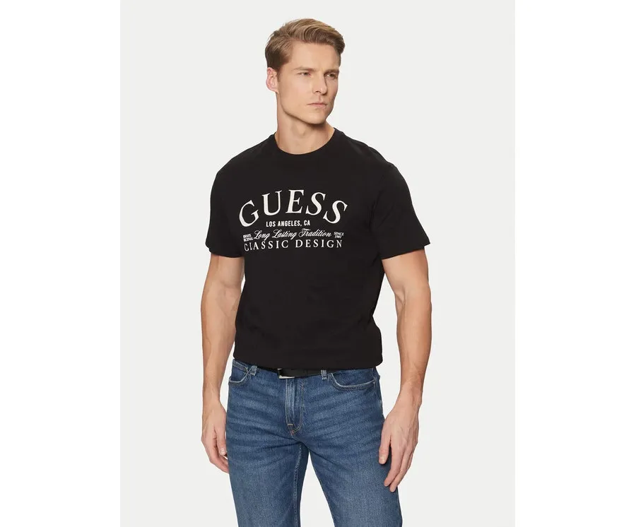 obrazek 1 Guess T-Shirt M5RI43 K9RM1 Czarny Regular Fit